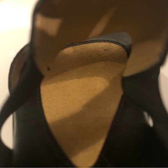 Naturalizer Black Wedge Strap Sandals NWOT - Picture 12 of 15